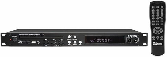 Nein Auslaufartikel (Produktion durch Power Dynamics PDC150 CD/DVD-Player mit USB, MP3, Karaoke-Funktion & Mikrofoneingängen für 19"-Rack