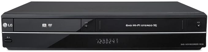 LG DVD-Rekorder RC-388 mit VHS-Aufnahme, 14h DVD-Aufnahmezeit, DivX/MP3/JPEG Wiedergabe