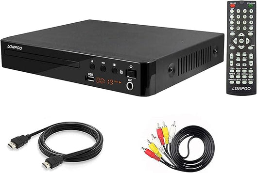 Nein Auslaufartikel (Produktion durch Nein Auslaufartikel DVD-Player LP-099 Region-Free mit HDMI 1080p Upscaling, USB-Eingang, PAL/NTSC System für alle Regionen