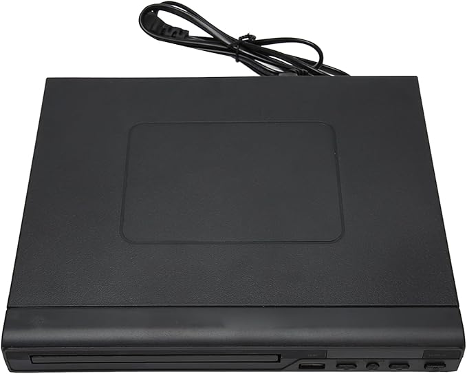 HD DVD Player für Zuhause, CD Player mit USB 2.0 Schnittstelle PAL NTSC, Fernbedienung und Cinch Kabel für TV (EU Stecker)