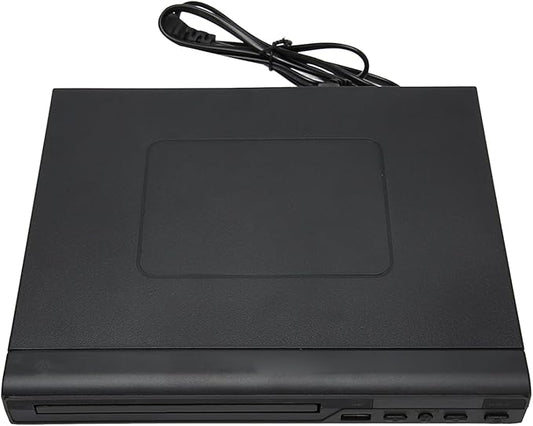 HD DVD Player für Zuhause, CD Player mit USB 2.0 Schnittstelle PAL NTSC, Fernbedienung und Cinch Kabel für TV (EU Stecker)