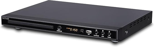 Nein Auslaufartikel (Produktion durch Denver DVH-1245 DVD-Player Schwarz – Hochwertig & robust für langlebige Nutzung – 110111000240